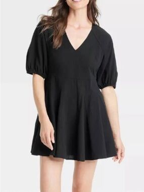 Universal Thread Women's Bell Elbow Sleeve Mini A-line Dress